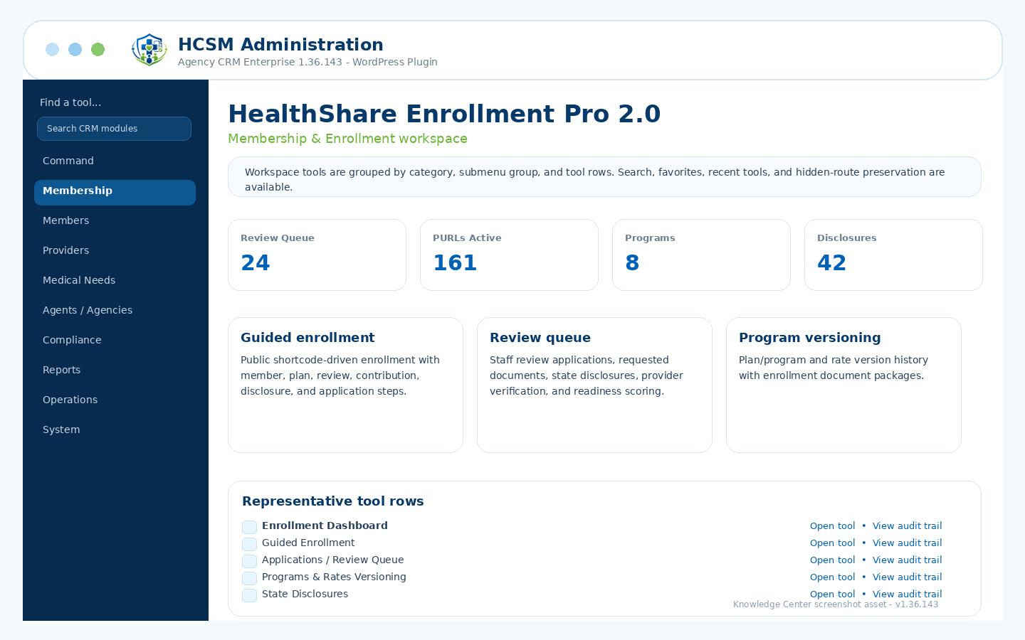 HealthShare enrollment pro screenshot HealthShare enrollment pro screenshot