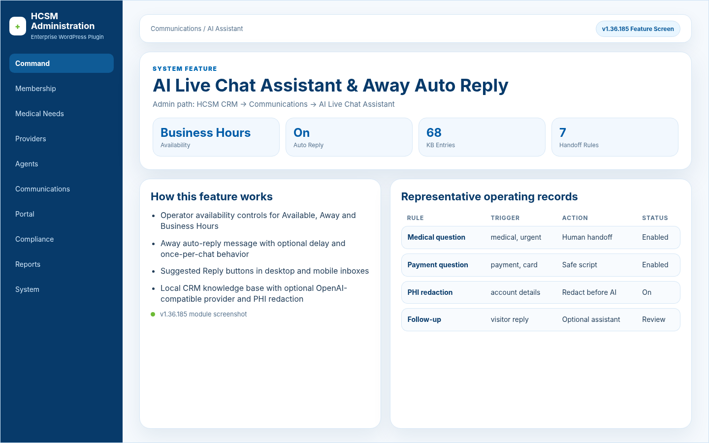 AI Live Chat Assistant & Away Auto Reply