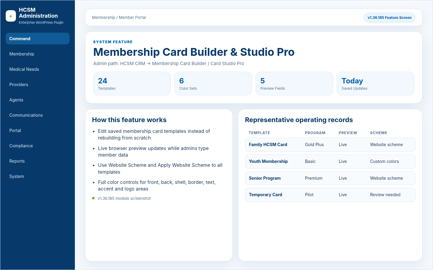 Membership Card Builder & Studio Pro